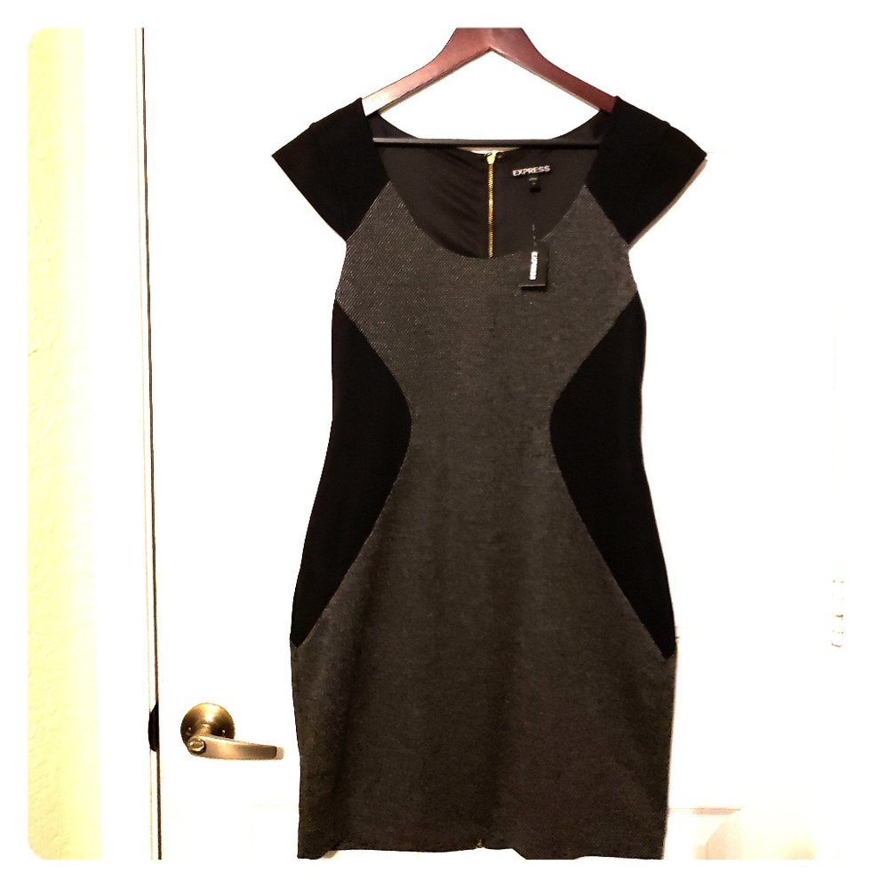 New Express hourglass illusion dress